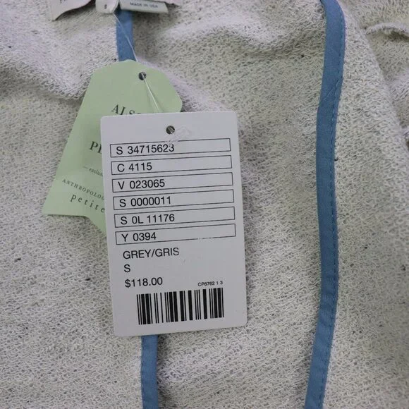 Anthropologie Jacket Womens Small Gray Saturday Sunday Lake Ridge Sweatshirt - Picture 8 of 13